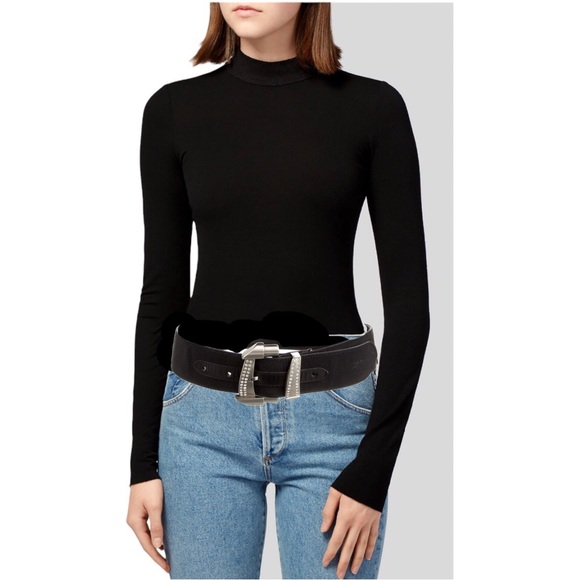 Gianni Versace Vintage Black rhinestone belt - Picture 2 of 9